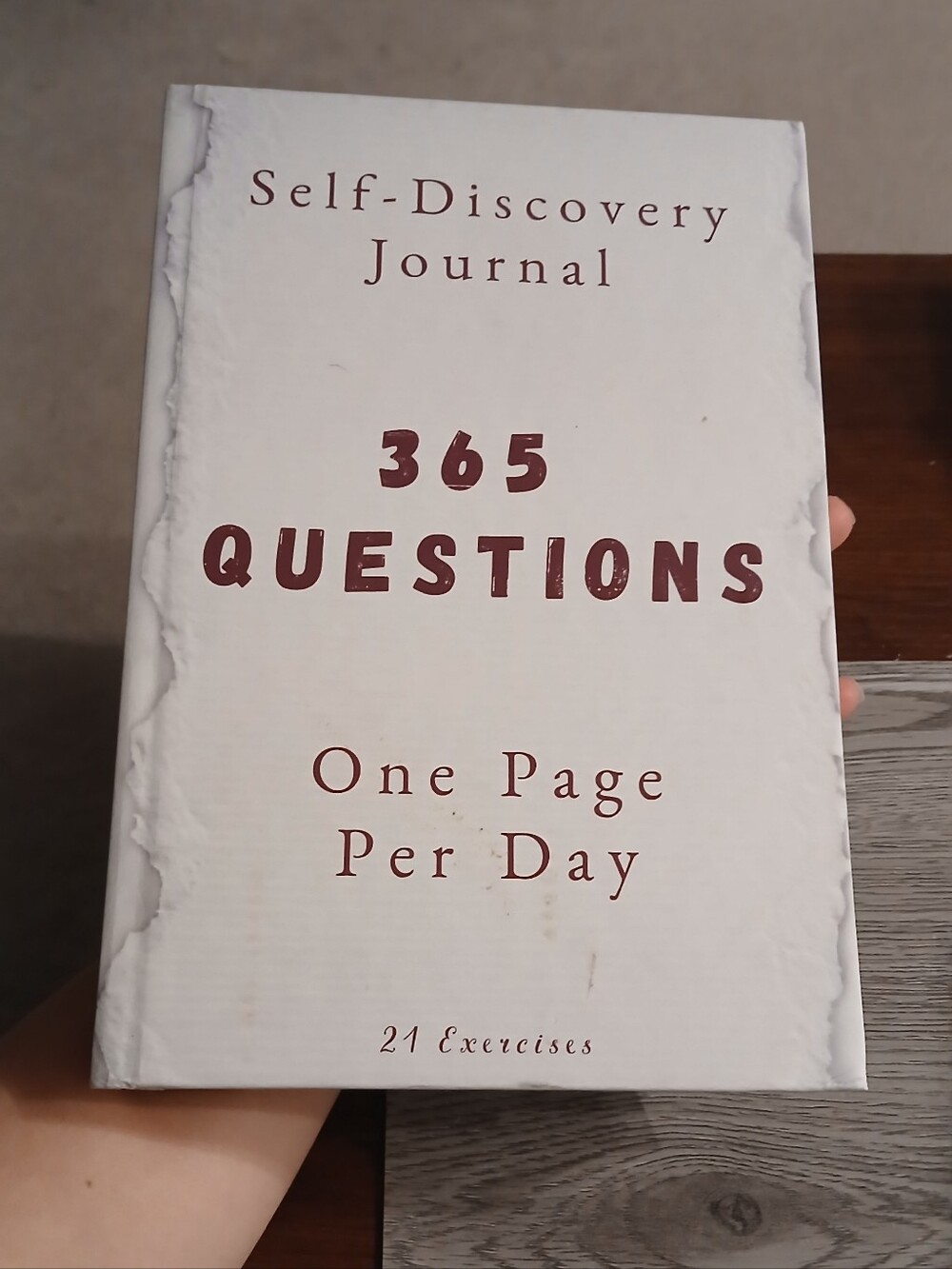 Self-Discovery Journal 365 Questions - Hardcover Book
